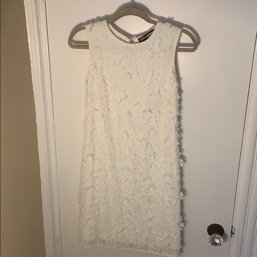 Karl Lagerfeld Paris Appliqué Dress - size 2